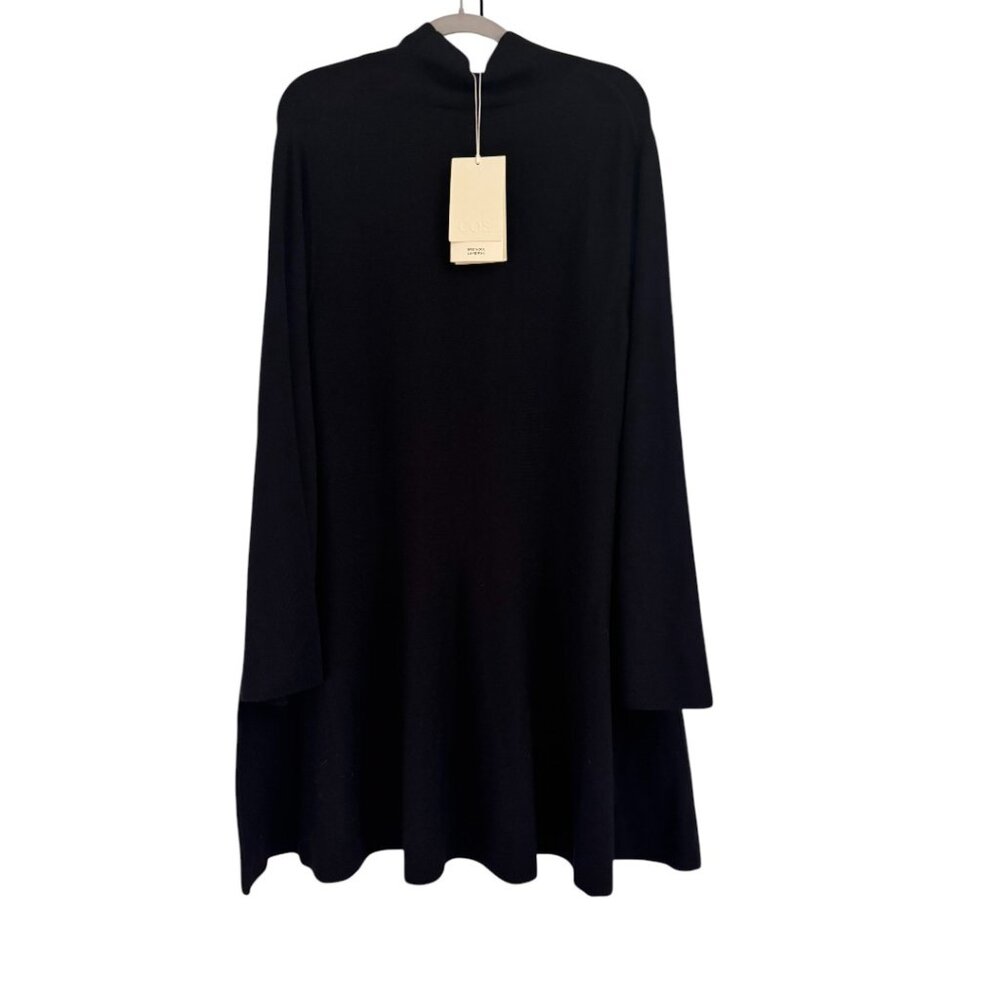 NWT ($150) - COS Wool Dress - Navy - Women's Size Large - Picture 2 of 7